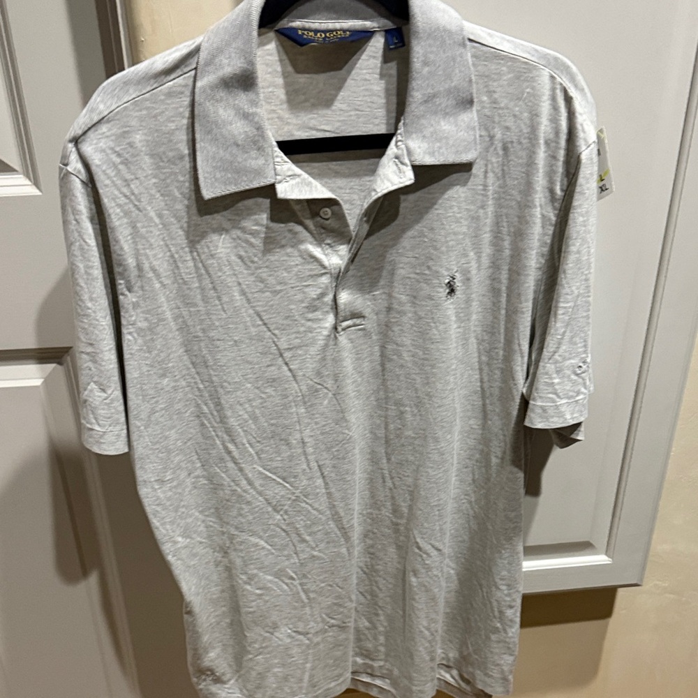 Polo by Ralph Lauren Light Gray Men's Polo Shirt